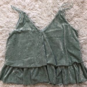 velvet top from AERIE 🌸